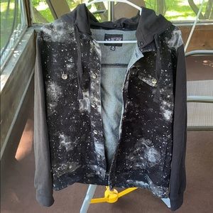 XXX Rude Black and White Galaxy Sweater/Hoodie